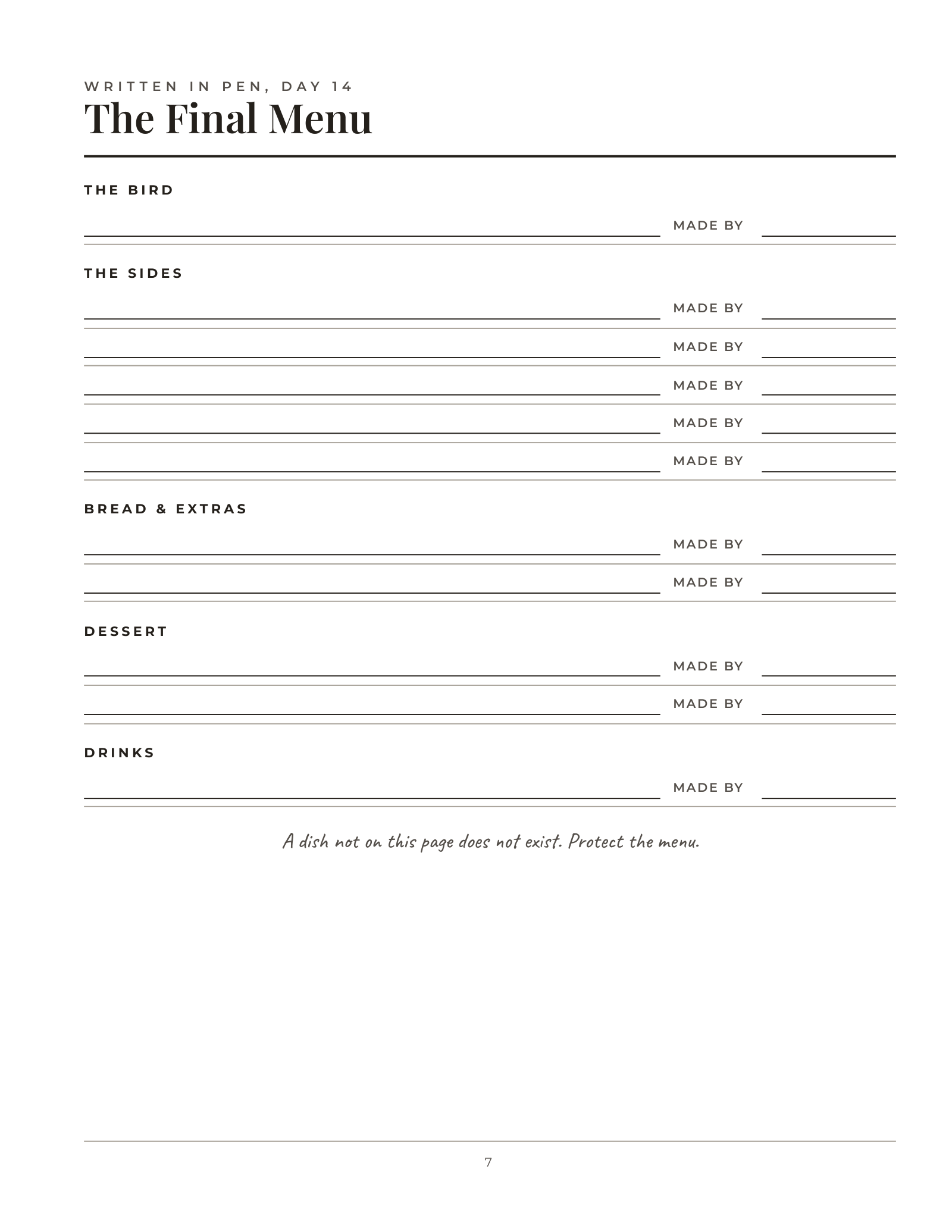 Your First Time Hosting Thanksgiving — inside page 4