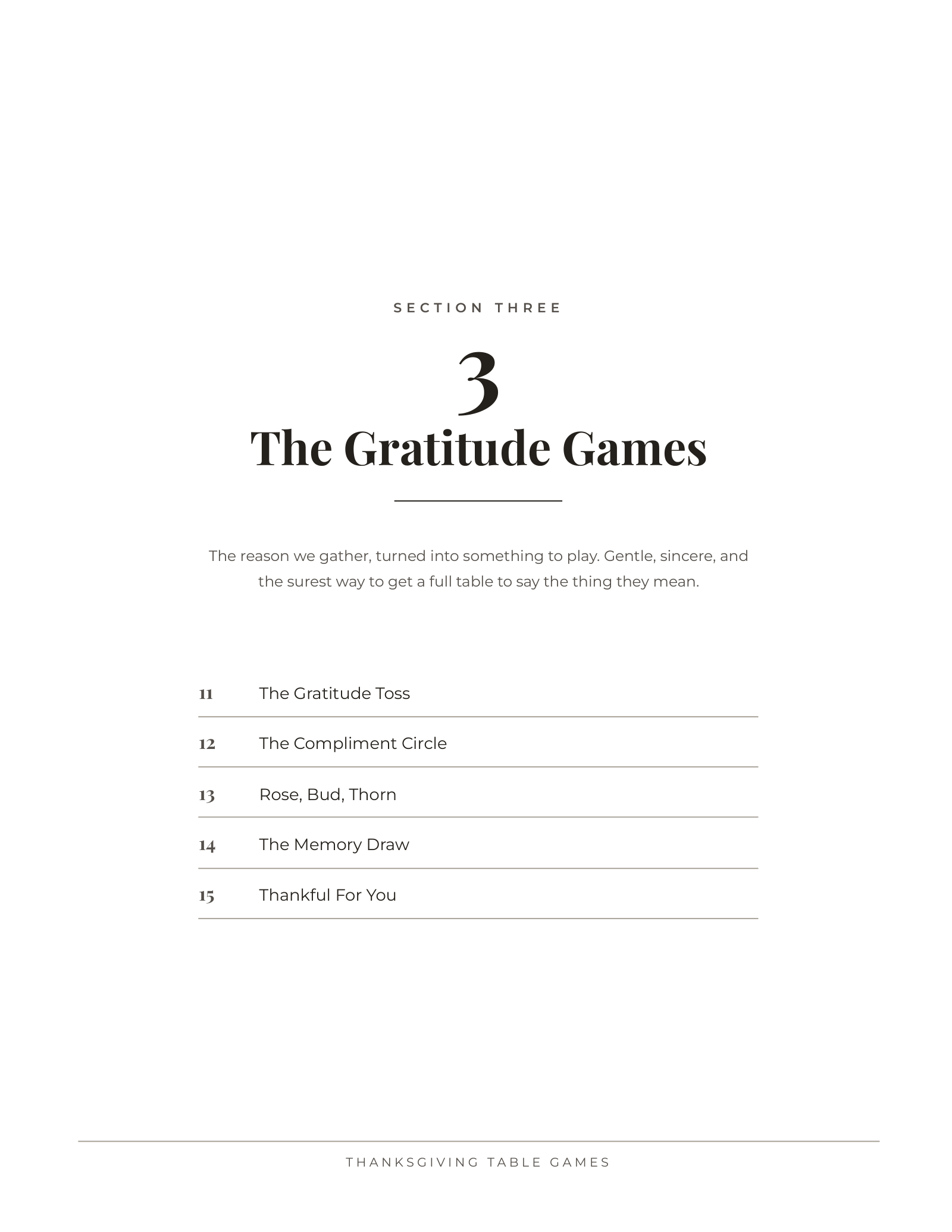 Thanksgiving Table Games — inside page 4